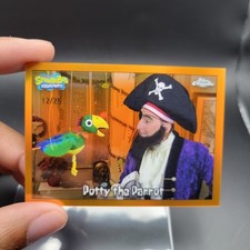 2025 Topps Chrome SpongeBob Potty The Parrot Orange /25 #5 SSP picture