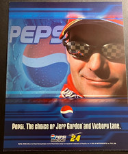 2002 Jeff Gordon #24 Dupont Pepsi Chevy Monte Carlo - NASCAR Hero Card Handout picture