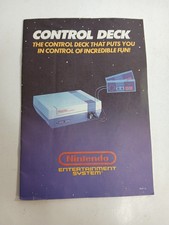 Nintendo NES Control Deck System Gaming Console Instruction Manual Booklet ONLY picture