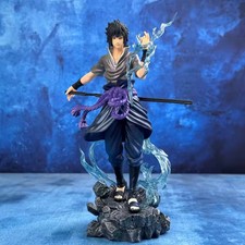 Sasuke Uchiha Figure Naruto Shippuden Chidori Blue Lightning Replica Statue  picture