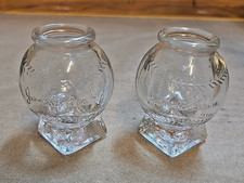 Lot of (2) Jim Beam MVP Baseball Shot Glasses; Clear; 2.5