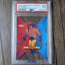 2025 Topps Chrome Finest Marvel 97 Wolverine Children of Atom CA5 PSA 9 - POP 2 picture