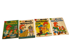 Lot of 4 Vintage 1955-56 Walter Lautz Woody Woodpecker Dell Comic Books  picture