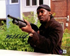Michael K. Williams The Wire Signed 8x10 Photo Auto 10 BECKETT picture