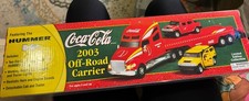 Rare Speedway Coca Cola 2003 Off Road Carrier Truck With Humvees BNIB picture
