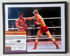 Dolph Lundgren Signed Autograph Photo Rocky 20x25cm + Iconic COA picture
