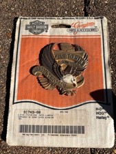 Vintage NOS Harley-Davidson Live To Ride Eagle Medallion 91749-88 OEM 1990 picture