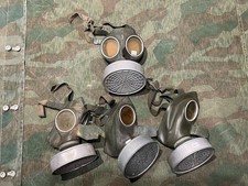 WW2 German Luftschutz Civil Gas Mask and Filter Marked VM40 Okay Cond. 1x Only picture