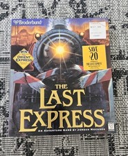 Vintage The Last Express Win 98 DOS Mac CD-ROM Game T Broderbund 3 Disc Big Box picture