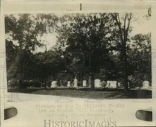 1925 Press Photo La Follette Family Lot Cemetery Lot In Madison Wisconsin picture