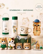 Pre-sale Starbucks Singapore Mofusand Collaboration Tumbler Mug Bottle Keychain picture