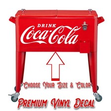 Coca-Cola Decal YOU PICK SIZE AND COLOR picture