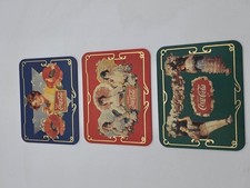 1997 Coca-Cola Tin Coasters Set of 3 NOS Vintage Victorian Coke Advertising picture