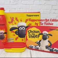Tupperware My Lunch Shaun The Sheep Tiffin set For Kids red & yellow last piece picture