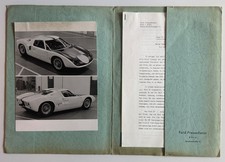 RARE 1964 Ford GT40 Introductory Press Kit Nurburgring 1000KM Race GERMAN TEXT picture