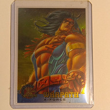 Fleer 1995 Fleer Ultra X-Men X-Force Warpath Base Set Trading Card #24 picture