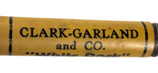 1940-50s - Clark-Garland and Co White Rock Gasoline Ad Bullet Pencil - B18D picture