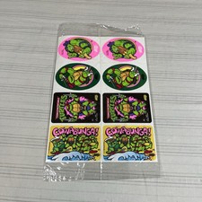 Teenage Mutant Ninja Turtles Stickers TMNT Mello Smello Vintage 1990 SEALED picture