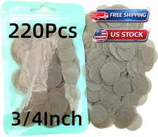 220PCS Pipe Screens 3/4 Inch 100% Stainless Steel Bowl Screens Filters, 0.75 Inc picture