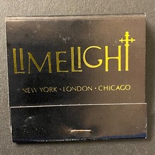 Limelight Night Club New York City Peter Gatien Full Matchbook NOS c1985-89 picture