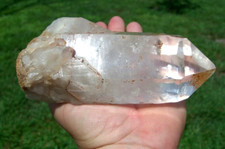 Fabulou Super Clear Quartz Brazil ELESTIAL Castle Natural Crystal Point For Sale picture
