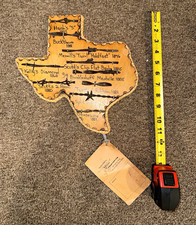 Vintage Texas Barbed Wire Sample Display “Wire That Won the West” 10 Patterns picture
