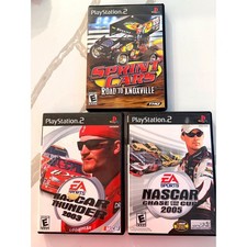 PlayStation 2 Racing Bundle NASCAR Sprint Cars PS2 Games Lot 3 , Racing, Sports picture