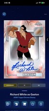 2026 TOPPS CHROME DISNEY GASTON VOICE RICHARD WHITE DIGITAL picture