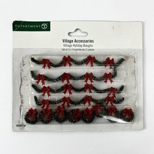 New Department 56 12 Piece Village Accessories Village Holiday Boughs #800014 picture