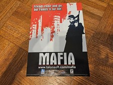 Mafia PC Original 2001 Ad Authentic Godfather Organized Crime Video Game Promo picture
