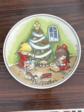Vtg 1966 Joan Walsh Anglund December Christmas Plate West Germany 7.75