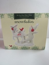 Dept 56 2021 Snowbabies With Headphones Do You Hear What I Hear 6008638 MIP picture