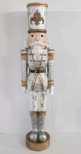 Signature Selection Gold & Silver Lighted King Nutcracker - 48