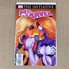 Ms. Marvel #14 (2007) The Initiative | Carol Danvers vs Moonstone Cover | NM picture