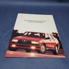 Vintage 1988 Alfa Romeo Dealer Auto Brochure picture