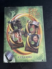 lord of thecrings 4 CD ROM cardz Set picture