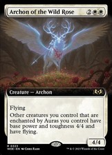 Archon of the Wild Rose (323) (Extended Art) (Foil) WOE MTG NM picture