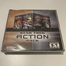 STAR TREK ACTION PACK Armada, Armada II, Elite Force & Expansion PC Games Sealed picture