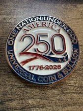 America 250 DUAL-DATE Challenge coin 1776-2026 Semi quincentennial 🇺🇸 🧨 picture