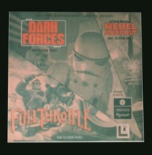 Star Wars DARK FORCES REBEL ASSAULT LucasArts promo CD FULL THROTTLE picture