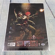 2002 Blood Rayne Video Game Vintage Print Ad/Poster Pinup Promo Art Magazine Pg picture