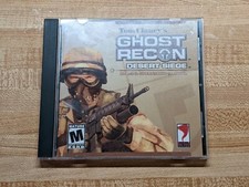 Tom Clancy's Ghost Recon: Desert Siege (PC, 2002) pretty fresh game and manual picture