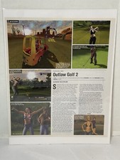 Outlaw Golf 2 Ps2 Xbox Vintage Video Game Preview Magazine Article Print Ad Art picture