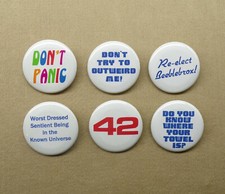 Hitchhiker's Guide Galaxy Buttons 1.25