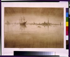 Nocturne,Marine view showing ship at night,James McNeill Whistler,c1879 picture