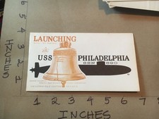 US Navy USS Philadelphia SSN 690 Submarine Commissioning & Launching Envelope v2 picture