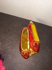 Vintage 1998 Kurt Adler Polonaise Wizard of Oz Ruby Slippers Ornament AP838 picture