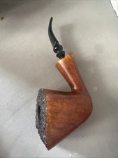 RARE Tim West Meerschaum Handmade Large Jumbo Briar Pipe Used picture