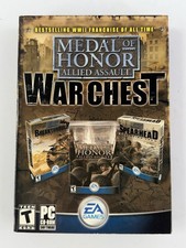 Medal of Honor Allied Assault War Chest PC Big Box Factory Sealed Spearhead EA picture