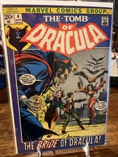 THE TOMB OF DRACULA #4 (1972) Bride of Dracula - VF- picture